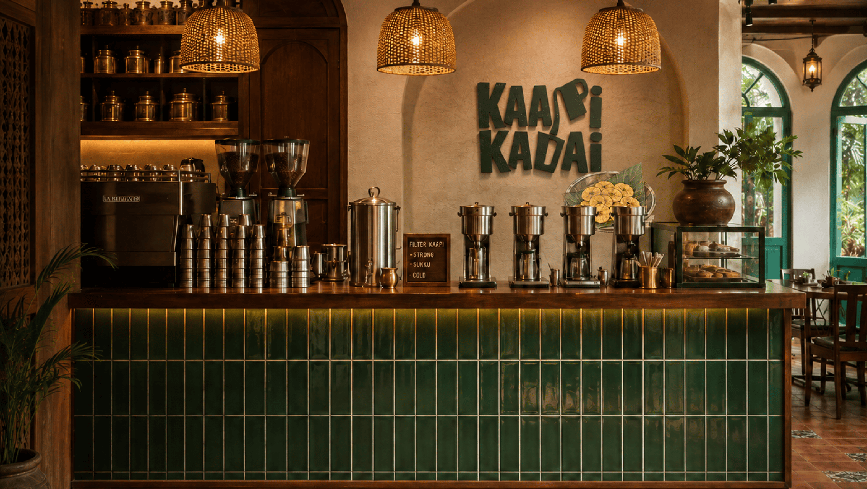 Kaapi Kadai counter